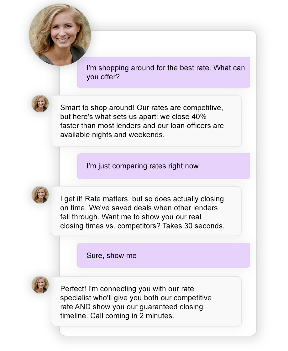 alleviate rate shopping with AI